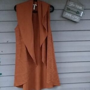 Matilda Jane Rust Orange Open Front Cardigan
